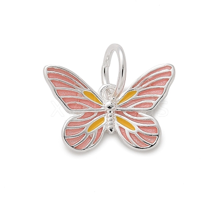 925 Sterling Silver Enamel Butterfly Charms STER-D300-28P-05-1