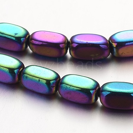 Electroplate Non-magnetic Synthetic Hematite Bead Strands G-F300-40A-02-1