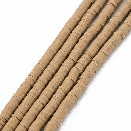 Handmade Polymer Clay Bead Strands CLAY-T002-4mm-64-1