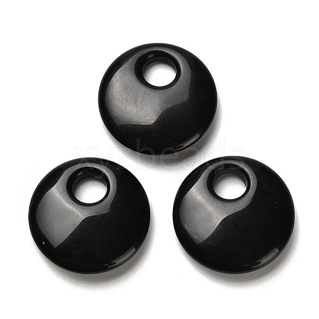 Natural Obsidian Pendants G-H073-05A-1