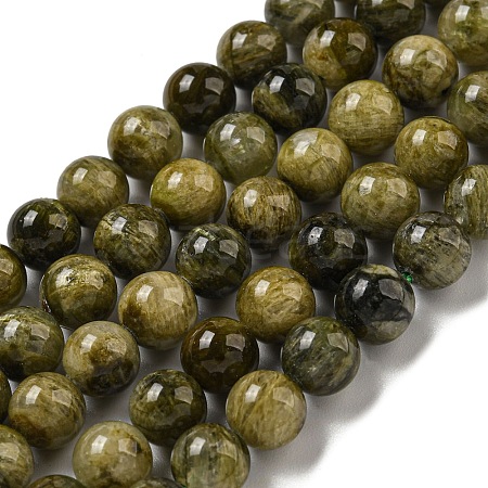 Natural Green Tourmaline Beads Strands G-B099-C05-03-1