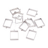 Alloy Open Back Bezel Big Pendants PALLOY-TA0021-02P-2