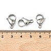 Tarnish Resistant 304 Stainless Steel Lobster Claw Clasps STAS-AB17-2