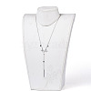 Non-Tarnish (Jewelry Parties Factory Sale)304 Stainless Steel Pendant Necklaces NJEW-JN02887-03-5