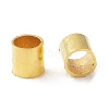 Brass Tube Crimp Beads E001-G-FF-1