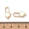 Brass Lobster Claw Clasps KK-G557-21G-3