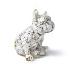 Resin Dog Display Decoration DJEW-P021-C01-2