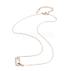304 Stainless Steel Pendant Necklaces NJEW-L458-082-4