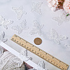 Butterfly Shape Polyester Lace Embroidery Sewing Ornament Accessories DIY-WH0401-39A-3