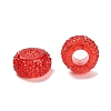 Transparent Resin European Beads RESI-B020-03B-2