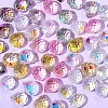 50Pcs Teardrop Transparent Glass Charms PW-WGCC72C-02-1