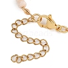 Glass & Brass Beads Bracelets for Women Girl BJEW-TA00547-4