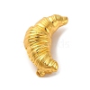 Alloy Croissant Brooch Pin JEWB-F019-01G-1