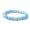 Electroplated Glass Bead Stretch Bracelets for Women BJEW-JB09483-3