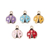 Alloy Enamel Pendants ENAM-F145-03G-1