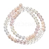 Electroplate Glass Beads Strands EGLA-D300-06-6mm-20-2