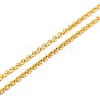 Fashionable 304 Stainless Steel Cable Chain Necklace Making X-STAS-A028-N081G-2