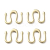 Brass S Hook Clasps KK-L205-03-2