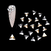 Flat Back Glass Rhinestone Cabochons MRMJ-Q072-34-1