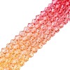 Baking Painted Glass Bead Strands DGLA-A039-T6mm-A03-4