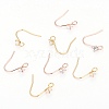 Brass Earring Hooks KK-I681-14-1