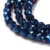 Electroplate Glass Beads Strands LS-GLAA-H021-01A-FP03-4
