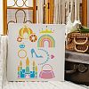 PET Hollow out Drawing Painting Stencils Sets for Kids Teen Boys Girls DIY-WH0172-445-4