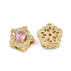 Brass Pave Cubic Zirconia Multi-strand Links ZIRC-F145-05G-02-2