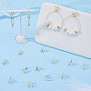 Bowknot Shape Brass Earring Hooks KK-HS0001-78G-5