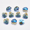 Faceted Glass Rhinestone Charms RGLA-F054-14x14-206PS-1