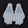 DIY Skeleton Hand Pendants Silicone Statue Molds DIY-D060-14-4