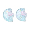 Transparent Epoxy Resin Decoden Cabochons CRES-I030-04B-1