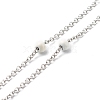 304 Stainless Steel Cable Chain Necklaces NJEW-JN03629-02-4