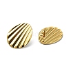 Ion Plating(IP) 201 Stainless Steel Stud Earrings EJEW-K270-17G-2