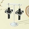 304 Stainless Steel Dangle Earrings EJEW-FS00009-4