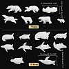 AHANDMAKER 2Sets 2 Styles Animals Model FIND-GA0001-24-2