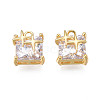 Brass Inlaid Cubic Zirconia Charms KK-N231-291A-1