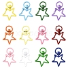 30Pcs Spray Painted Eco-Friendly Alloy Swivel Snap Hooks Clasps FIND-YW0008-98-1