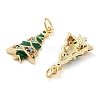 Christmas Theme Rack Plating Brass Pendants KK-M280-11E-G-2
