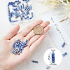 2 Strands Natural Blue Spot Jasper Beads Strands G-OC0001-87-2