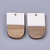 Resin & Walnut Wood Pendants X-RESI-S358-34C-2