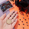 120Pcs 6 Color Electroplated Non-magnetic Synthetic Hematite Bead Strand G-PH0001-71-5