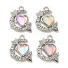 Platinum Alloy Glass Pendants FIND-Z068-03P-1