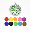 Alloy Diffuser Locket Pendants PALLOY-Q352-11-1