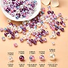 5 Colors ABS Plastic Imitation Pearl Beads KY-YW0001-63D-4