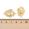 Brass Stud Earrings KK-U058-63A-G-5