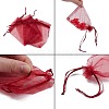 Organza Gift Bags with Drawstring OP-R016-9x12cm-03-4