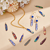 40Pcs 10 Colors Rack Plating Alloy Pendants FIND-UN0007-45-4