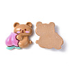 Opaque Resin Cabochons CRES-P023-06B-2