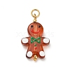 Christmas Handmade Lampwork Pendants STAS-C147-03D-1